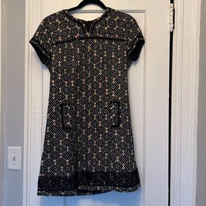 Anna Sui embroidered mini dress